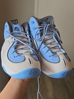 Nike x Social Status Air Penny 2 "Playground" sneakers in a white and Light Blue